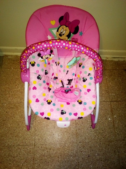 minnie mouse baby bouncer chair