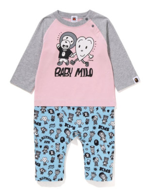 Bape Kids X Chocomoo Pink Baby Milo Friends Romper Size 80