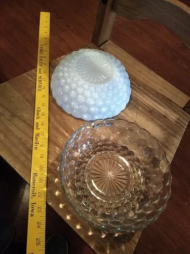 Vintage, Bubble Serving Bowl by Anchor Hocking Set Of 2