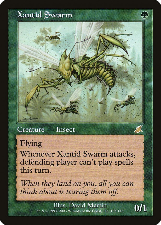 MTG - Xantid Swarm - Scourge - X1 - (LP) -