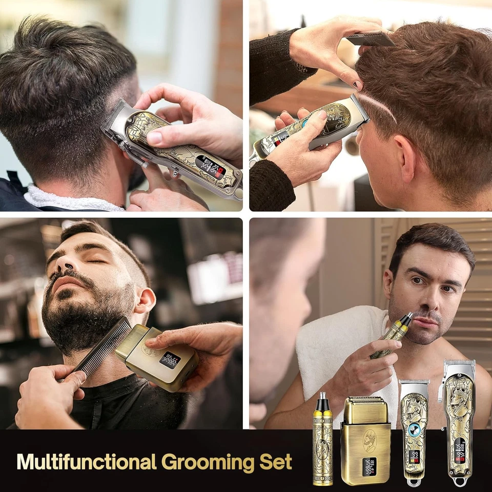 "PRO Máquinas Profesionales Para Cortar Cabello Maquina Cortadora De Pelo Set ME Foto 4 de 4