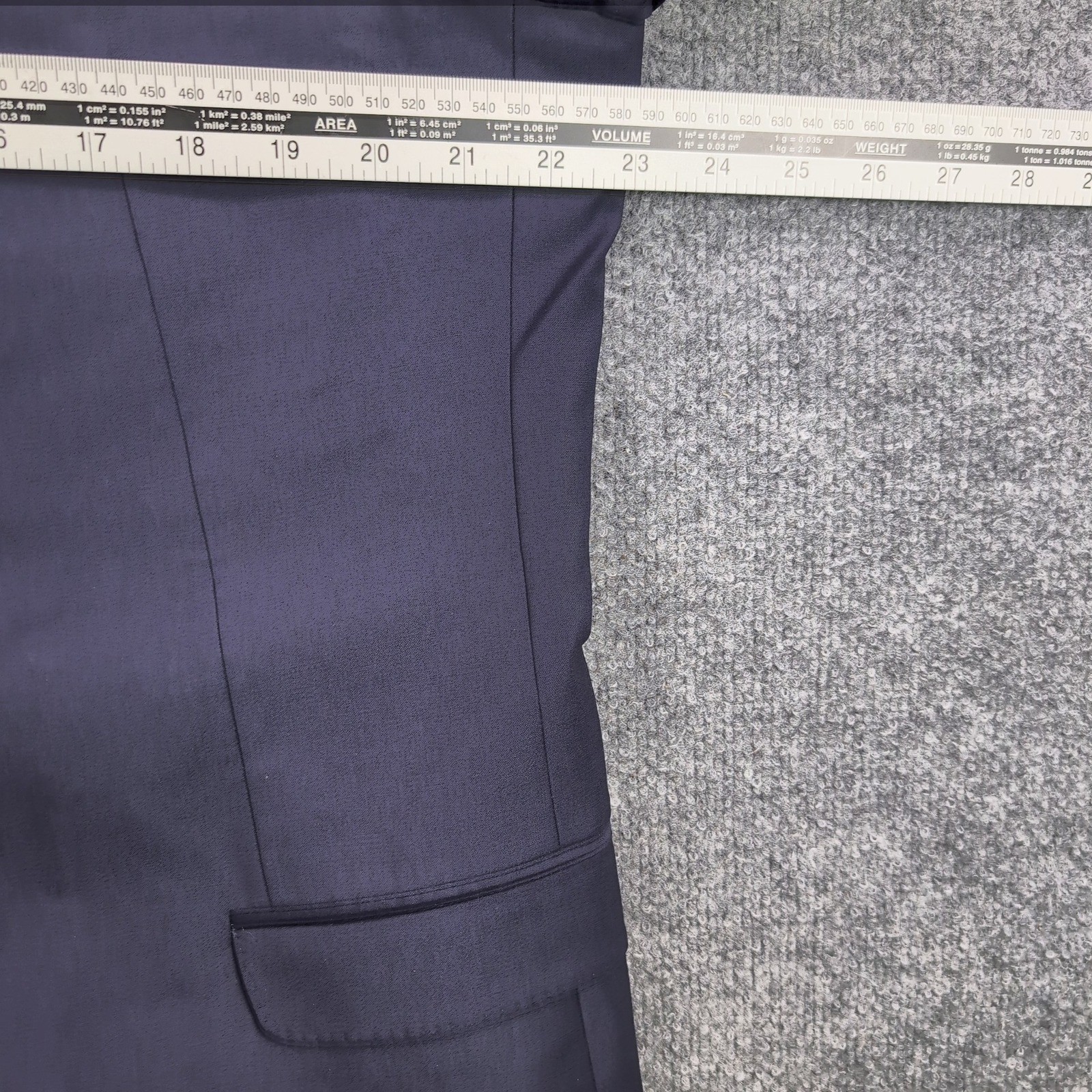 Brooks Brothers Explorer Fitzgerald Fit Blazer Men 45R Navy Blue Wool Sport Coat image 8