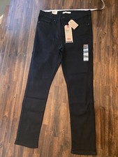 Levi's SOFT BLACK Women's 311 Shaping Skinny Jeans, US 28x28.