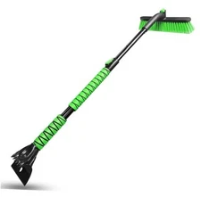  Snow Brush for SUV, Ice Scraper for Car Windshield Window, 44 Inch Green
