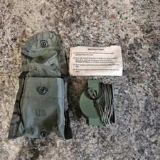 Cammenga Tritium Lensatic Compass 3H olive drab w/pouch military issue hiking