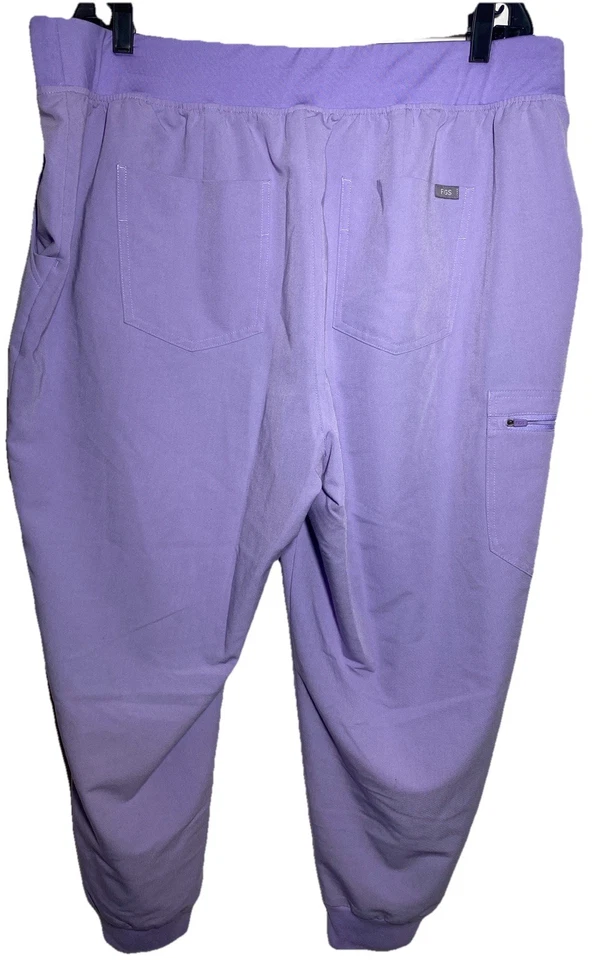 FIGS Zamora 4XL/P Scrub Bottoms Jogger Lavender Dew PO 3123 - Image 2 of 4