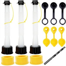 Replacement Gas Can Spouts Improved Design Gasket Flexible Pour Nozzle with Vent