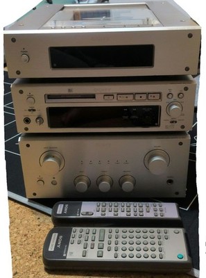 SONY CDP-X3000 MDS-J3000 TA-F3000 Audio System Set Remote Japan Used
