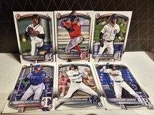 2025 Bowman Baseball -  Card Lot Of 6 Cards  Paper 1st And Prospects 