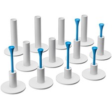 Rubber Golf Tees for Mats, Golf Tee Holder for Driving Range Simulator, Unbr...