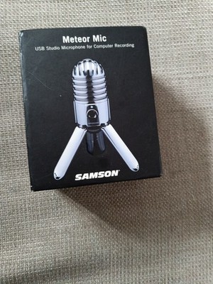 Samson Meteor Mic SAMTR USB Mikrofon Silber Metall