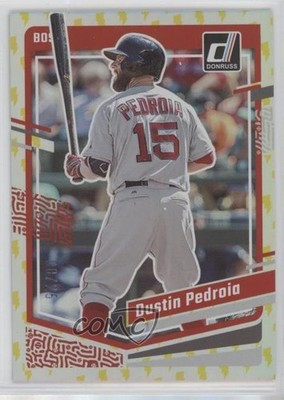 2023 Panini Donruss Voltage 8/25 Dustin Pedroia #157 13u1