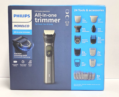 Phillips Norelco All In One Trimmer 24 Piece Head to Toe Grooming