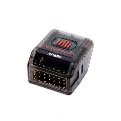 AR620 6-Channel RC Sport Receiver, Black