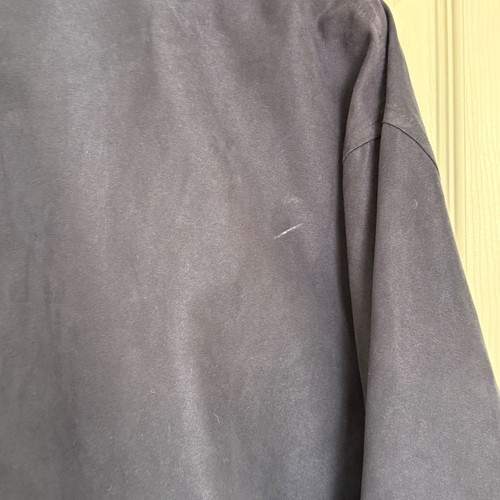 Jos A Bank Harrington Jacket Men Large Blue Wool Blend Bomber Vintage Y2K Winter - Picture 13 of 15