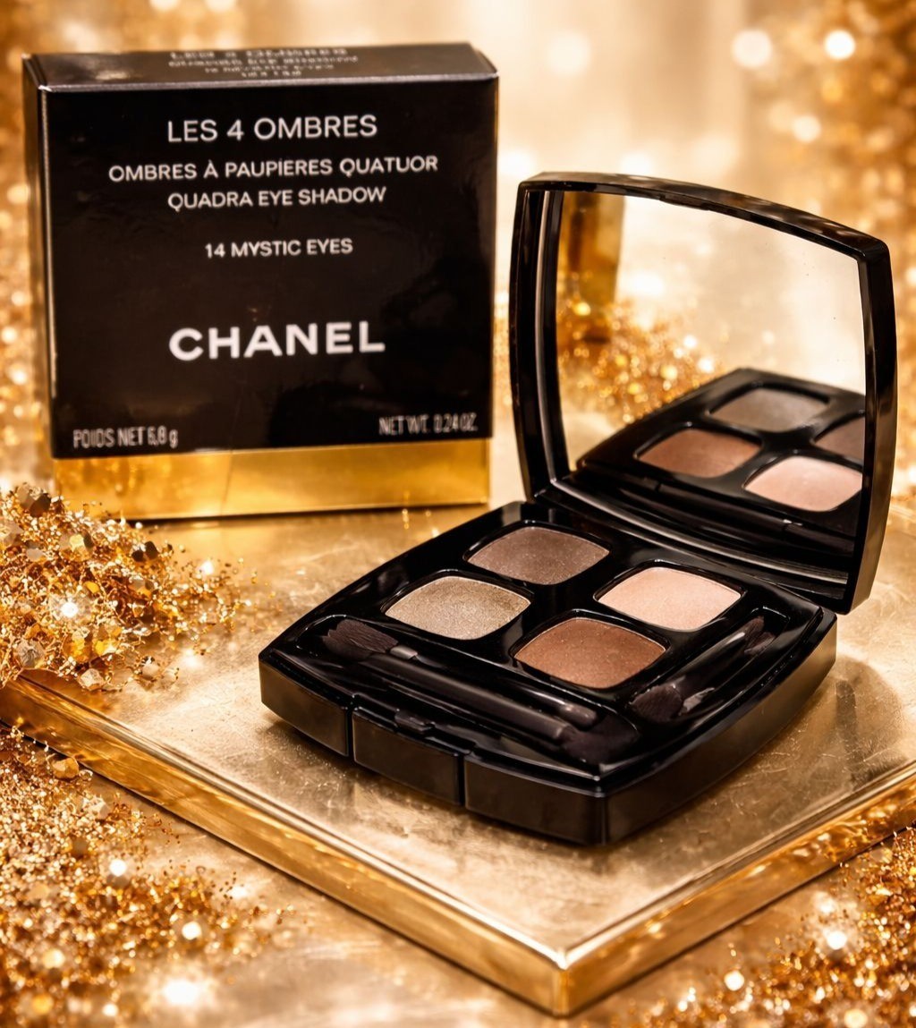 CHANEL Les 4 Ombres Quadra Eye Shadow 14 Mystic Eyes Palette
