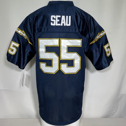 Junior Seau #55 San Diego Chargers NFL Mitchell & Ness Navy Jersey Men's XL NWT