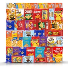 Crackers Variety Pack Individually Wrapped Assortment Sampler Bulk Care Packa...