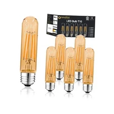 5 Inch E26 Led Bulb Equal 80 Watt, 2200K Amber 5 Inch 6W（6 Count) 2200k Amber