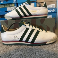 Size UK 9 Adidas X CP Company Cinquanta Italia Spezial White Leather Trainers 
