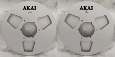 One Pair 10.5'' Silver Akai Tape Reel High Quality Aluminum Take Up Reel