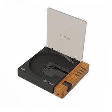 R300 Retro CD Player,Portable Bluetooth,No Speaker,SPDIF Out,Brown  BROWN