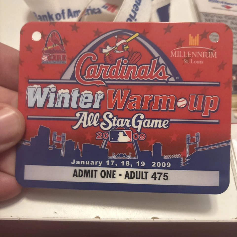 2006 World Series Lanyard & 2009 St Louis Cardinals Annual Winter Warm Up Pass - Image 2 of 4