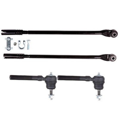 4-Pc Inner Outer Tie Rod End Chrysler 300M Concorde Intrepid LHS 1998-2004