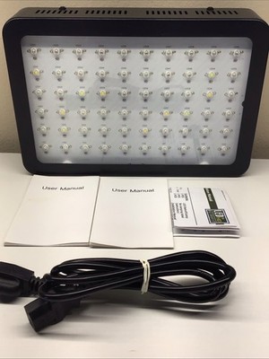 LED Grow Light 600W Full Spectrum Indoor Plant Flower Bloom Veg Settings No Cord