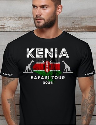 Kenia Touren T-Shirt Urlaub Reisen Urlaubsreisen Sehenswürdigkeiten Safari 18