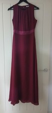Chichi Petite Maxi Sleeveless Dress Burgundy UK10