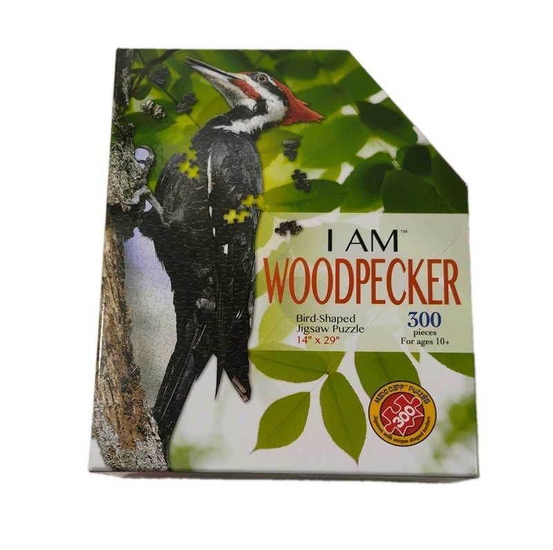 Madd Capp Puzzles I Am Woodpecker 14 Inch x 29 Inch 300 Piece 2021 Jigsaw NEW