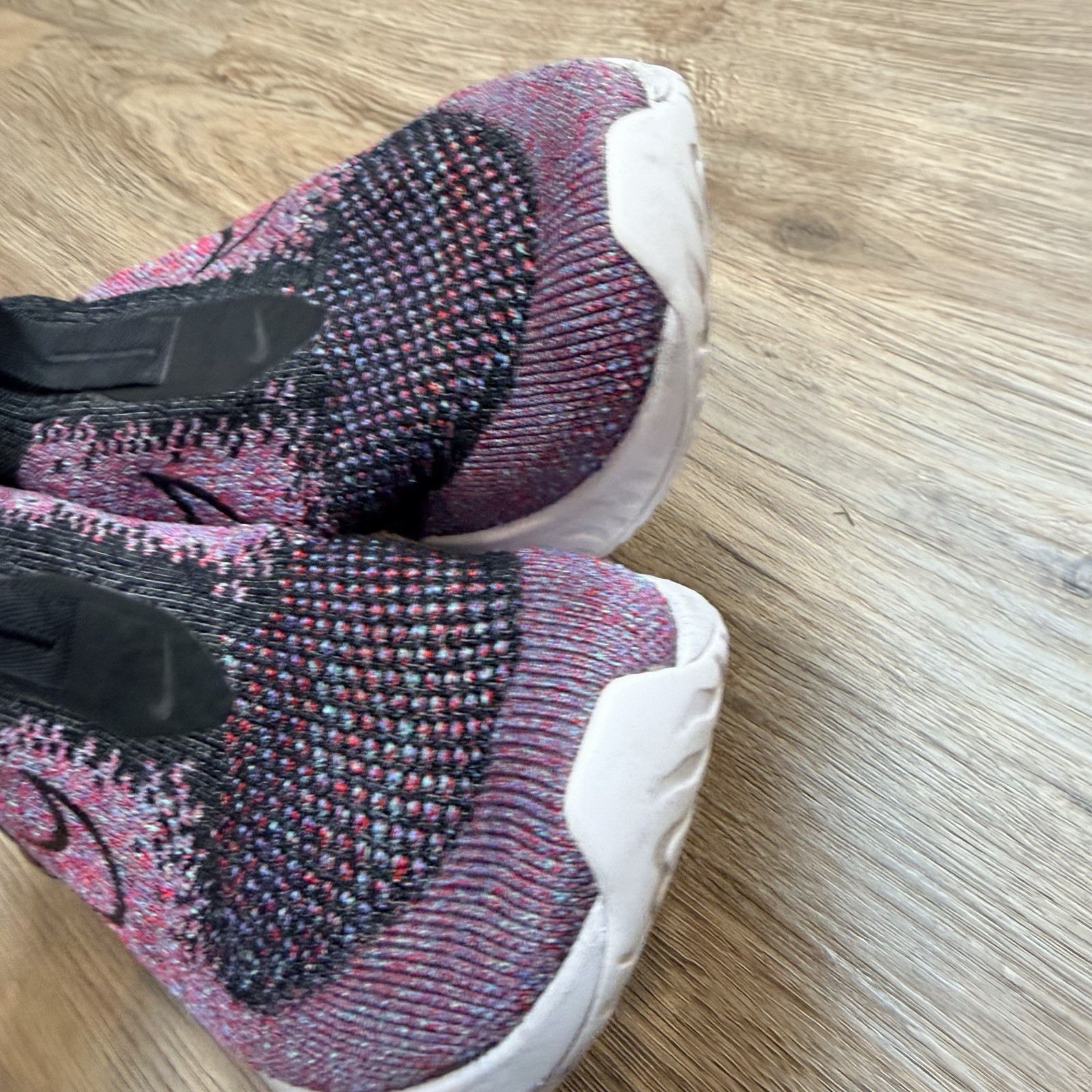 Nike Epic Phantom React Flyknit Black /Purple Run… - image 6