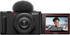 Sony ZV-1F Compact Vlogging Camera 20.1MP 4K Wi-Fi USB-C Black 3in Touchscreen