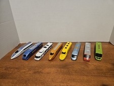 ArtCreativity High Speed Pullback Trains for Kids, Set of 8 Kids Train Set