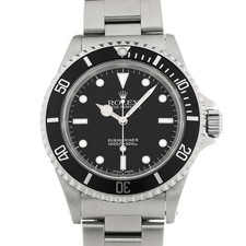 Rolex ROLEX Submariner 14060M black WATCH 739826
