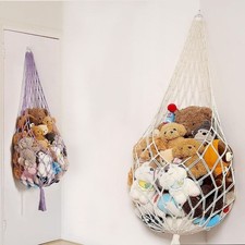 Plush Toy Hammock Stuffed Doll Storage Holder Hanging Net Sundries Organizer