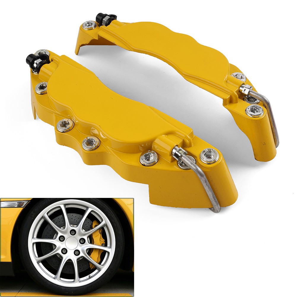 Universal Small Size Metal Style Car Auto Disc Brake Caliper Covers Set Kit GZ