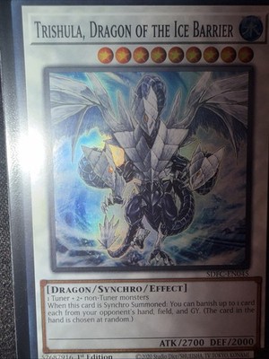 Trishula, Zero Dragon of the Ice Barrier SDFC-EN041 Structure Deck: Freezing NM