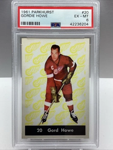 1961 PARKHURST GORDIE HOWE #20 PSA 6
