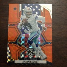 2022 Mosaic Orange Reactive National Pride Prizm Dak Prescott