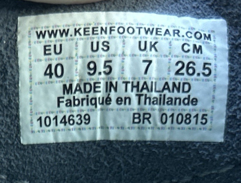 Keen Sandali Donna 9.5 Uneek 2 Cord Sneakers Pescatore Blu Scarpe Acqua EU 40