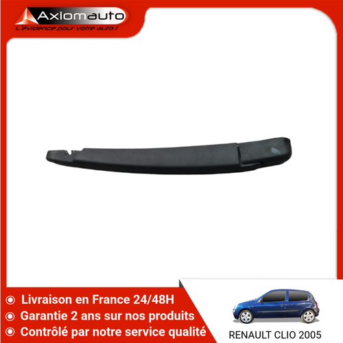 BALAI ESSUIE GLACE ARRIERE + BRAS RENAULT CLIO 2 1998-2012 7701045207