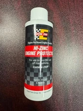 Engine Pro Hi-Zinc Engine Protector ZDDP 4oz Musclecar Cam & Lifter Oil Additive