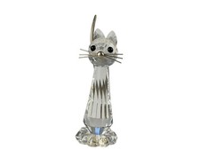  Swarovski Figur Katze 7,5 cm. Top Zustand