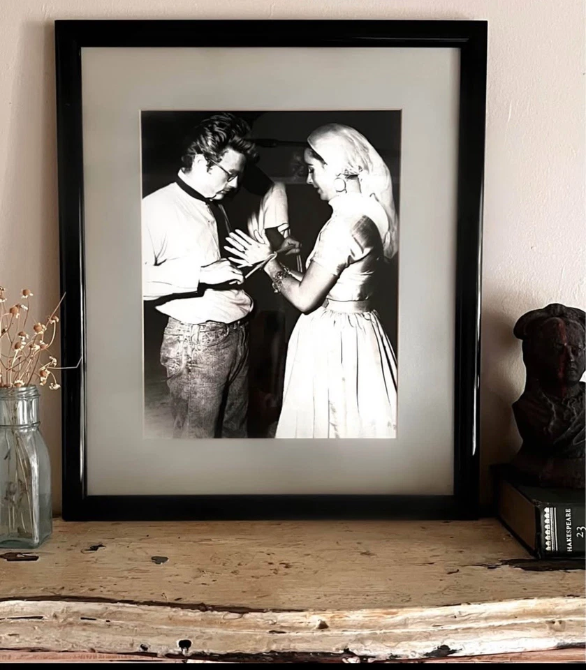 Estampado vintage raro - JAMES DEAN & LIZ TAYLOR — Foto 3 de 3