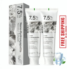 2PCS Pasta De Dientes Hidroxiapatita 7,5 Dental para protecci n avanzada del es