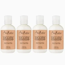 Curl & Shine Conditioner, Coconut & Hibiscus, Thick, Curly Hair, 3.2 fl oz 4PACK