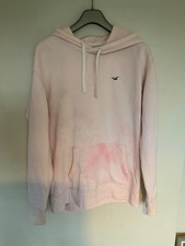 Hollister Women's Hoodie Pink  Size M - used