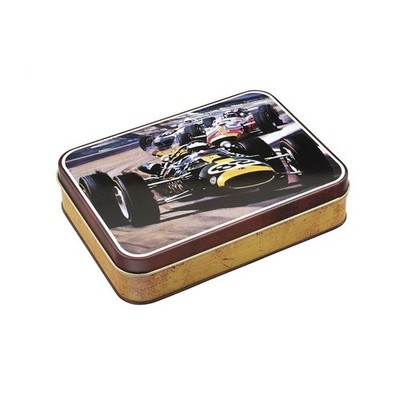 Elite Vintage Racers Rennwagen Blechdose klein rechteckig 141x101mm